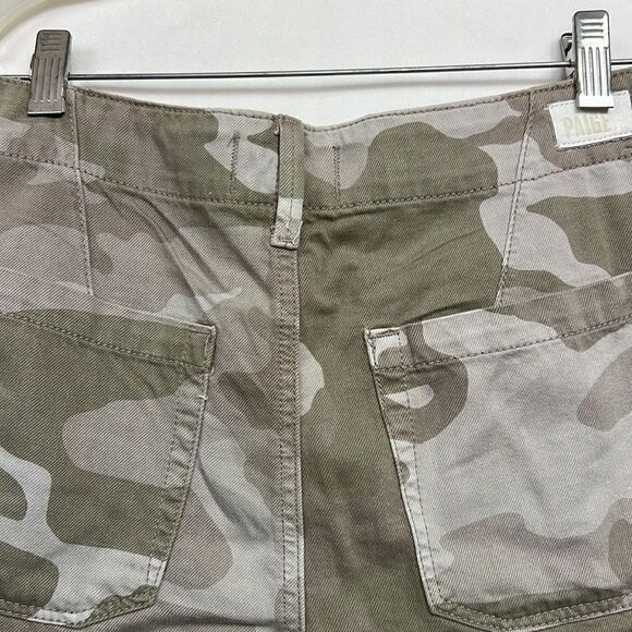 PAIGE Maislie Utility shorts camo print size 29 NWT - Picture 9 of 15